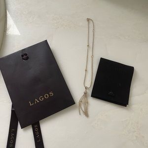 Lagos caviar necklace gold/silver